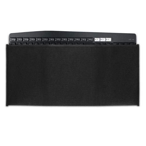 Dust Cover Compatible with Universal Keyboard - Computer Keyboard Protector Fabric Case - Black