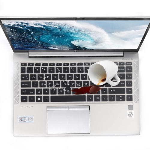 Keyboard Cover for 14" HP EliteBook 840 845 G7 G8 2022 2021 2020 New Notebook PC Model Accessories Keyboard Protective Skin-Black