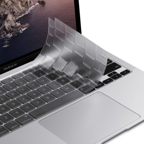 Ultra Thin Keyboard Cover Protector Compatible with 2020+ MacBook Air 13” with Intel Chips or Apple Silicon M1 Chip, Latest Generation