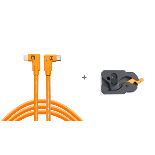 TETHER TOOLS LeverLock & Cable Kit USB-C to USB-C 15' Right to Right