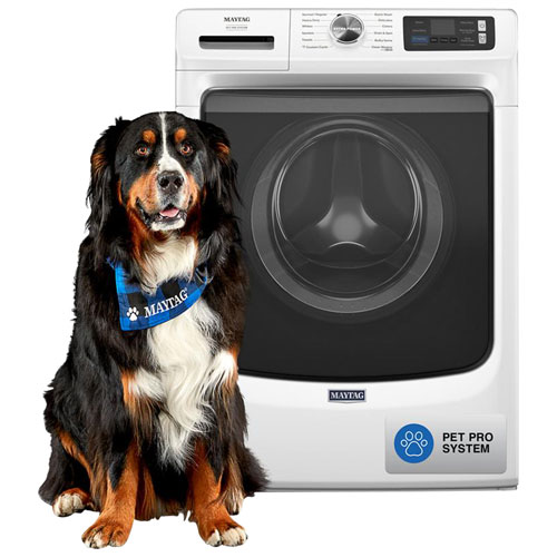 Maytag Pet Pro 5.8 Cu. Ft. High Efficiency Front Load Steam Washer - White