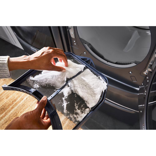 Laveuse à vapeur à chargement frontal haute efficacité 5,8 pi³ Pet Pro de Maytag - Acier minuit