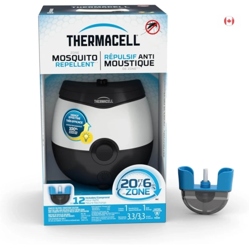Thermacell E-Series Rechargeable Patio Shield: 20’ Mosquito Protection, 12-Hour Refill, No Spray or Scent