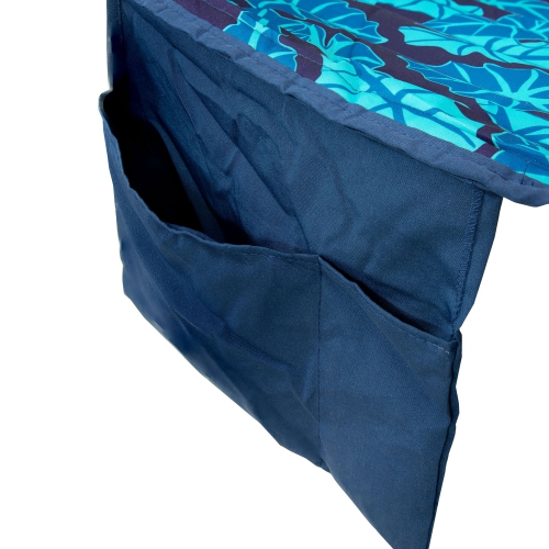 Sunnydaze Metal Spreader Bar Hammock with Pillow - Tropical Palms