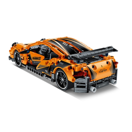 Tradeopia DIY Super Sportscar Premium Building Block Kit with Pull Back Action Feature - Educational STEM Toy for Ages 6+