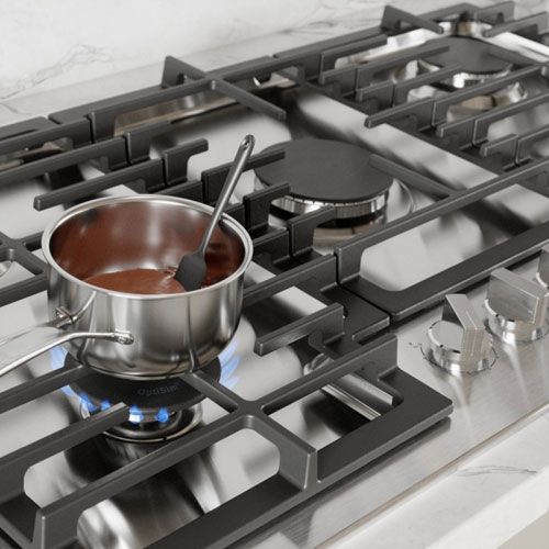 Surface de cuisson au gaz à 5 brûleurs de 30 po de Bosch (NGM5059UC) - Acier inoxydable