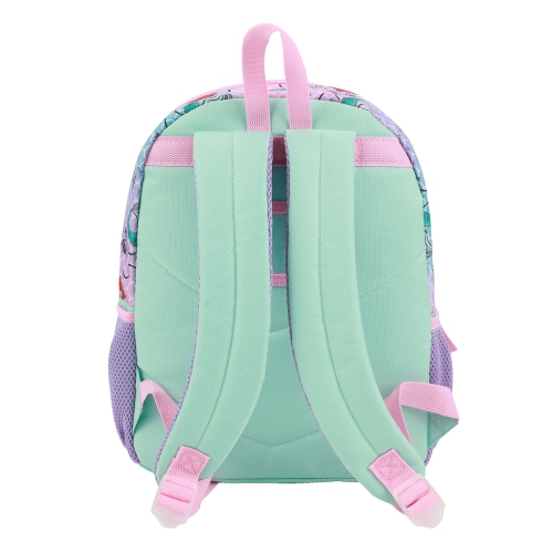 Disney Princess Little Mermaid Ariel and Flounder Kids 14" Backpack and Lunch Bag 5 Piece Set