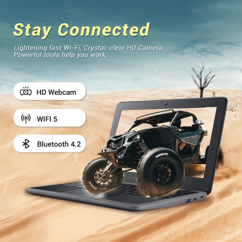 Refurbished - Acer Chromebook 11.6" HD Laptop, Intel Celeron N3350 Processor, 32GB eMMC, 4GB RAM, 32GB eMMC, Intel HD Graphics 500, HD Webcam, Chrome