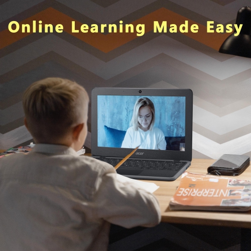 Refurbished - Acer Chromebook 11.6" HD Laptop, Intel Celeron N3350 Processor, 32GB eMMC, 4GB RAM, 32GB eMMC, Intel HD Graphics 500, HD Webcam, Chrome