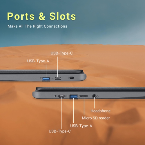 Refurbished - Acer Chromebook 11.6" HD Laptop, Intel Celeron N3350 Processor, 32GB eMMC, 4GB RAM, 32GB eMMC, Intel HD Graphics 500, HD Webcam, Chrome