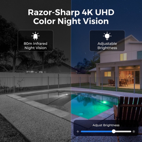 Reolink 4K PTZ PoE Security Camera with 16X Optical Zoom, 360° Auto Tracking, RLC-823S2