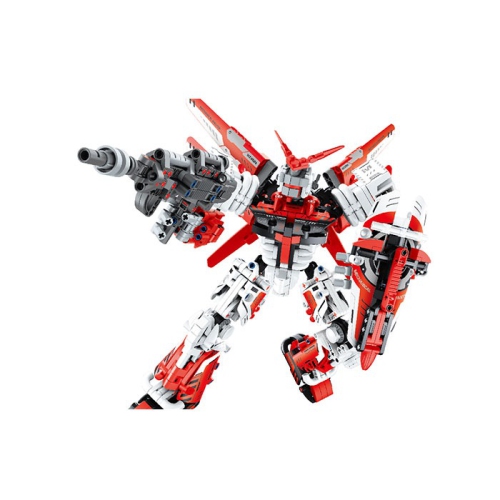 Tradeopia DIY Mecha Warrior Premium Building Block Kit for Epic Battles and Imaginative Play