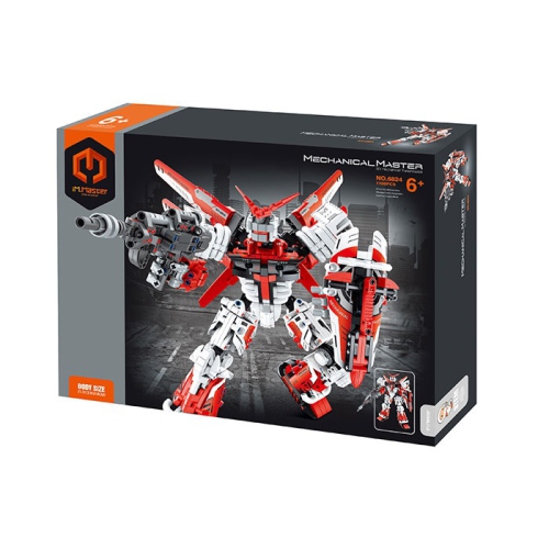 Tradeopia DIY Mecha Warrior Premium Building Block Kit for Epic Battles and Imaginative Play