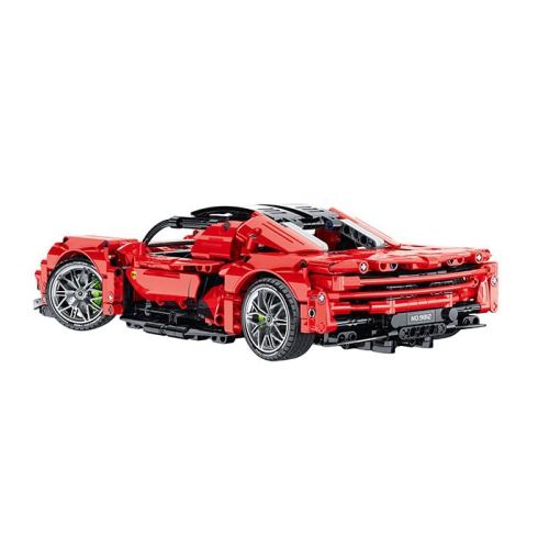 Tradeopia DIY Super Sports Car Premium Building Block Kit | 1131 Pieces | Educational STEM Toy for Ages 6+