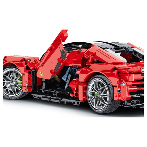 Tradeopia DIY Super Sports Car Premium Building Block Kit | 1131 Pieces | Educational STEM Toy for Ages 6+