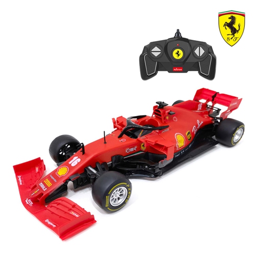 1:16 Scale Ferrari SF1000 Remote Control Model Building Car Set - 60 Piece, Collectible Sports Car