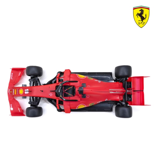 1:16 Scale Ferrari SF1000 Remote Control Model Building Car Set - 60 Piece, Collectible Sports Car