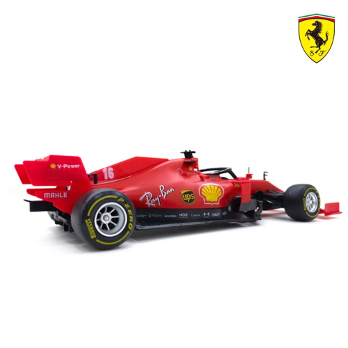 1:16 Scale Ferrari SF1000 Remote Control Model Building Car Set - 60 Piece, Collectible Sports Car