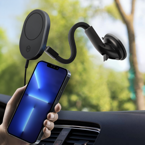 MagSafe Wireless Car Charger Gooseneck Mount