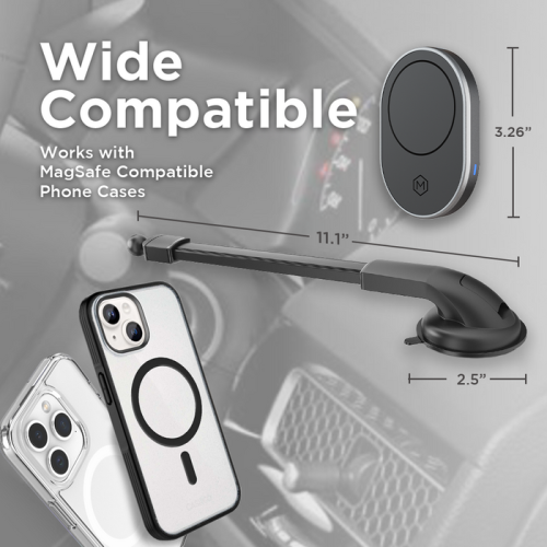 MagSafe Wireless Car Charger Gooseneck Mount