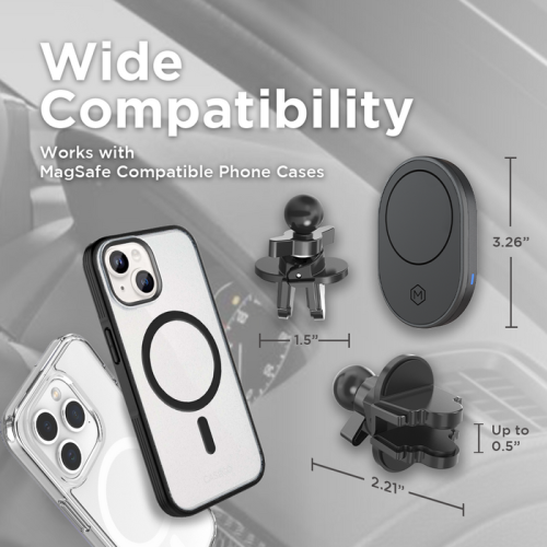 MagSafe Wireless Car Charger Air Vent Mount
