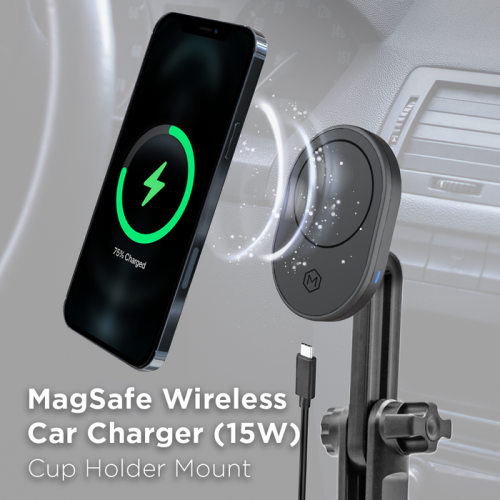 MagSafe Wireless Charging Cup Holder Phone Mount