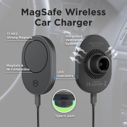 MagSafe Wireless Charging Cup Holder Phone Mount