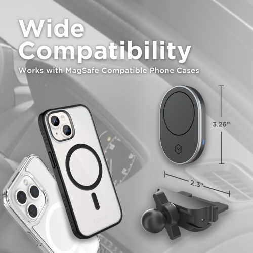 MagSafe Wireless CD Phone Mount Car Charger