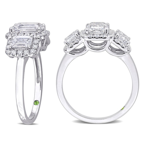 2.98 Carat Lab-Grown Diamond Engagement Ring in 14k White Gold