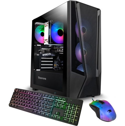 iBUYPOWER TraceMesh Gaming Desktop PC, AMD Ryzen 7 5700, Nvidia Geforce RTX  4060, 64GB Memory, 2TB NVMe SSD, WiFi Ready, Windows 11 Home, Keyboard and  Mouse combo, RGB Case | Best Buy Canada