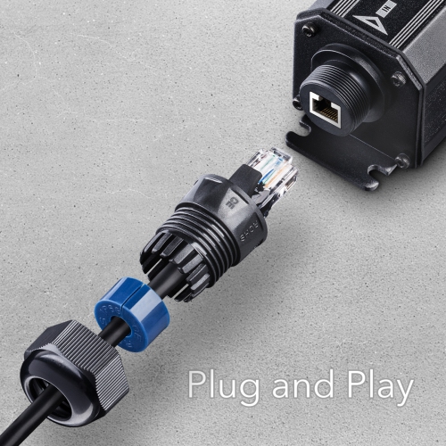 Cudy POE15 – Prolongateur extérieur étanche PoE Gigabit PoE | IP67 étanche, 10/100/1000&nbsp;Mb/s, répéteur PoE à 1 canaux, conforme à la norme IEEE