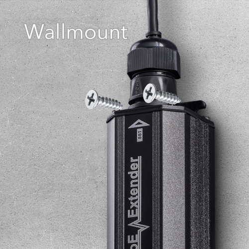 Cudy POE15 – Prolongateur extérieur étanche PoE Gigabit PoE | IP67 étanche, 10/100/1000&nbsp;Mb/s, répéteur PoE à 1 canaux, conforme à la norme IEEE