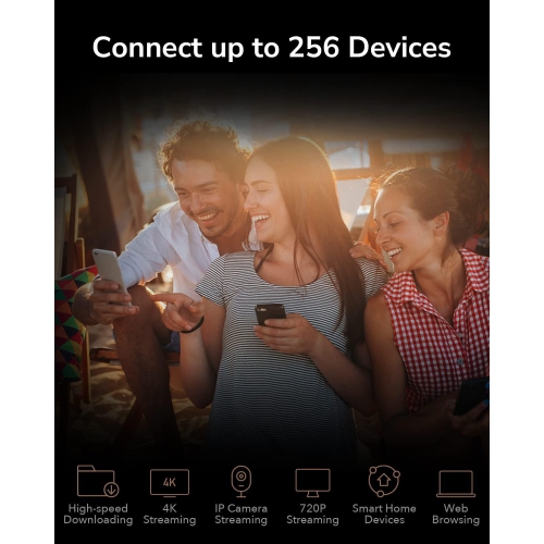 Routeur maillé Gigabit Wi-Fi 6 WR3000 AX3000 de Cudy | routeur Internet 802,11ax, 160&nbsp;MHz, MU-MIMO, OFDMA, WireGuard OpenVPN, WPA3