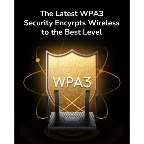 Routeur maillé Gigabit Wi-Fi 6 WR3000 AX3000 de Cudy | routeur Internet 802,11ax, 160&nbsp;MHz, MU-MIMO, OFDMA, WireGuard OpenVPN, WPA3