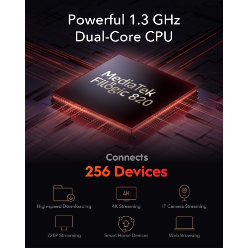 Cudy M3000 AX3000 2.5G Dual Band Wi-Fi 6 Mesh System, 2-Pack | Covers up to 4800 Sq.Ft., Replaces Wireless Router and Extender, Supports Ethernet