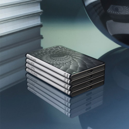 Portefeuille de cryptomonnaie Stax avec USB-C/Bluetooth de Ledger - Graphite