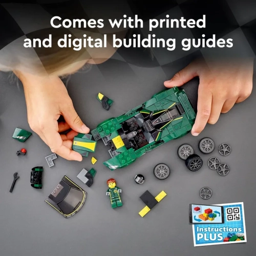 LEGO Speed Champions Lamborghini Countach 76908, Race Car Toy Model, Collectible Building Set with Racing Driver Minifigure