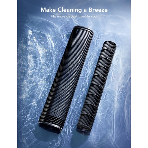 Goveelife 42'' Tower Fan for Bedroom, Smart Floor Fan with 150° Adjustable Oscillating, APP & Voice Control, 5 Modes 12 Speeds up to 26ft/s, 24H