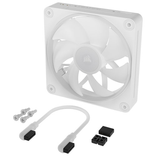 Extension de ventilateur de 120 mm iCUE Link LX120 RGB de Corsair - Blanc