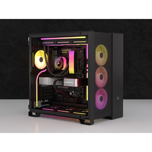 Corsair iCUE Link LX120 RGB 120mm PWN Triple Fans Starter Kit - Black