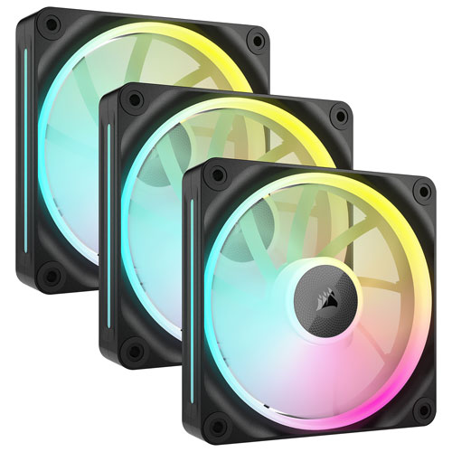 Corsair iCUE Link LX120 RGB 120mm PWN Triple Fans Starter Kit - Black