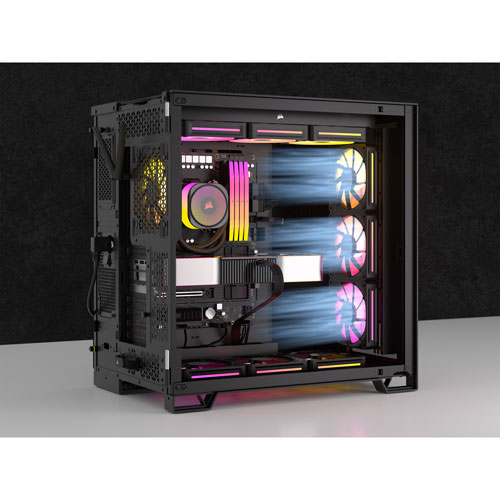 Corsair iCUE Link LX120 RGB 120mm PWN Triple Fans Starter Kit - Black
