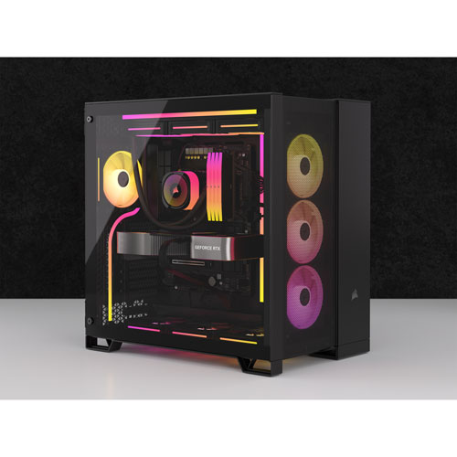 Corsair iCUE Link LX120 RGB 120mm PWN Triple Fans Starter Kit - Black