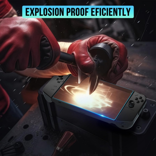 Legion Go Screen Protector Anti Blue Light 2 Pack Blue Light Blocking Tempered Glass Film Anti-Scratch Bubble Free for Lenovo Legion Go Gaming