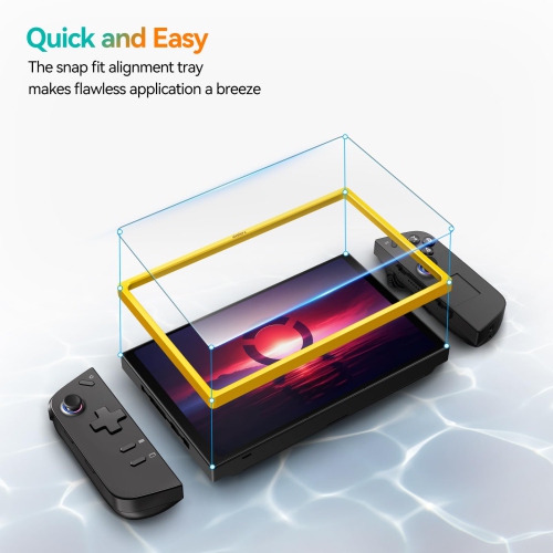2-Pack Screen Protector Tempered Glass for Lenovo Legion Go Gaming Handheld 8.8 inch 2023 with Alignment Frame ,Transparent HD Clear Anti-Scratch for