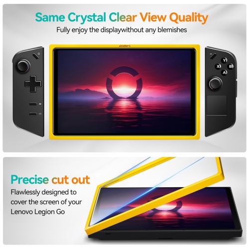 2-Pack Screen Protector Tempered Glass for Lenovo Legion Go Gaming Handheld 8.8 inch 2023 with Alignment Frame ,Transparent HD Clear Anti-Scratch for