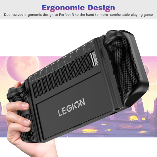 Lenovo Legion Go Case, Soft TPU Shockproof Protection Cover, Rugged Tough Anti-Slip Anti-Fall Anti-Fingerprint Case for Legion Go Handheld Gaming