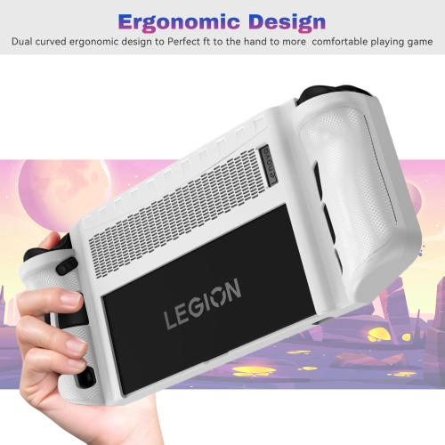 Lenovo Legion Go Case, Soft TPU Shockproof Protection Cover, Rugged Tough Anti-Slip Anti-Fall Anti-Fingerprint Case for Legion Go Handheld Gaming