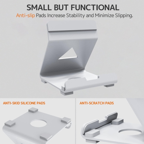 Desk Stand Compatible PS Portal/ROG Ally/Steam Deck/Switch Lite Accessories,Metal Mobile Phone Stand,Game Mount Stand Desktop Holder for