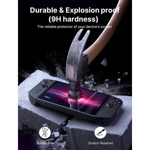 2-Pack Screen Protector for Legion Go, Ultra HD Glass Protector 9H Hardness Edge-to-Edge Scratch Resistant Tempered Glass Compatible with Lenovo